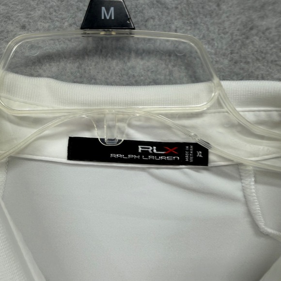 RLX Ralph Lauren Polo Shirt Mens XL White 2016 Ryder Cup USA Performance Golf - Picture 5 of 9